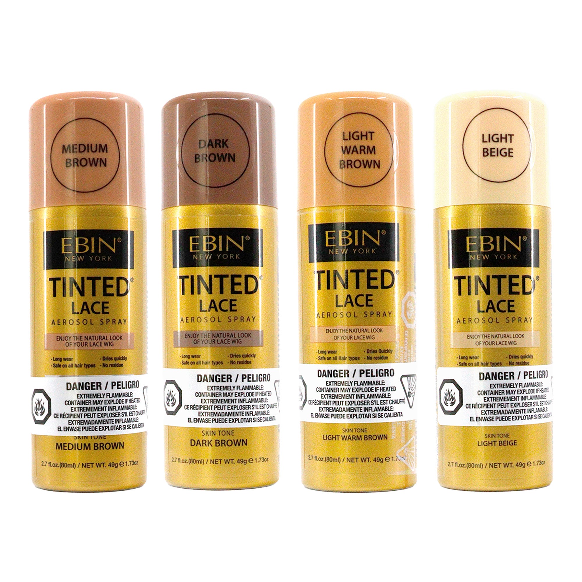 EBIN Tinted Lace Color Spray (2.7oz) - Light Beige