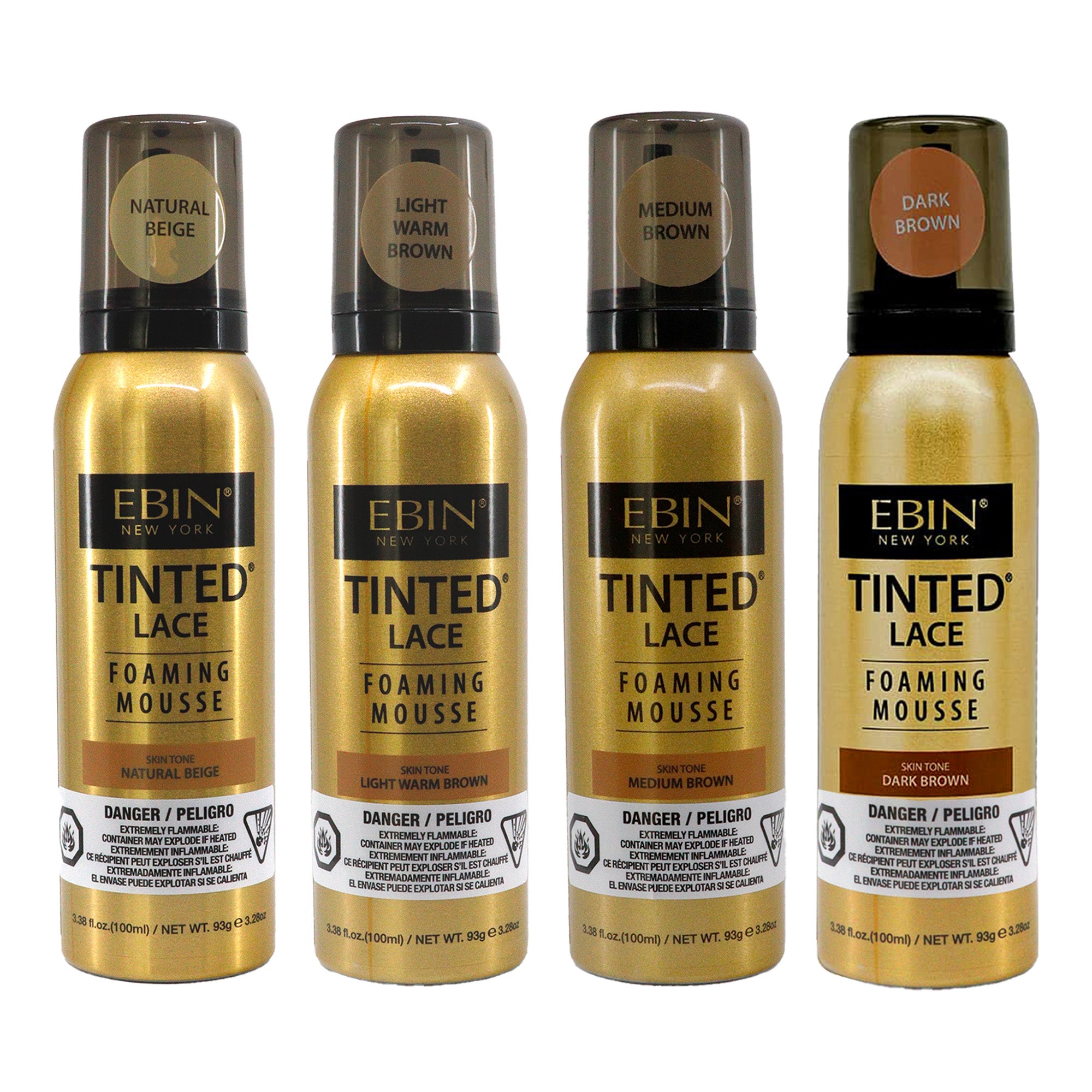 EBIN Tinted Lace Foaming Mousse (3.38oz) - Natural Beige