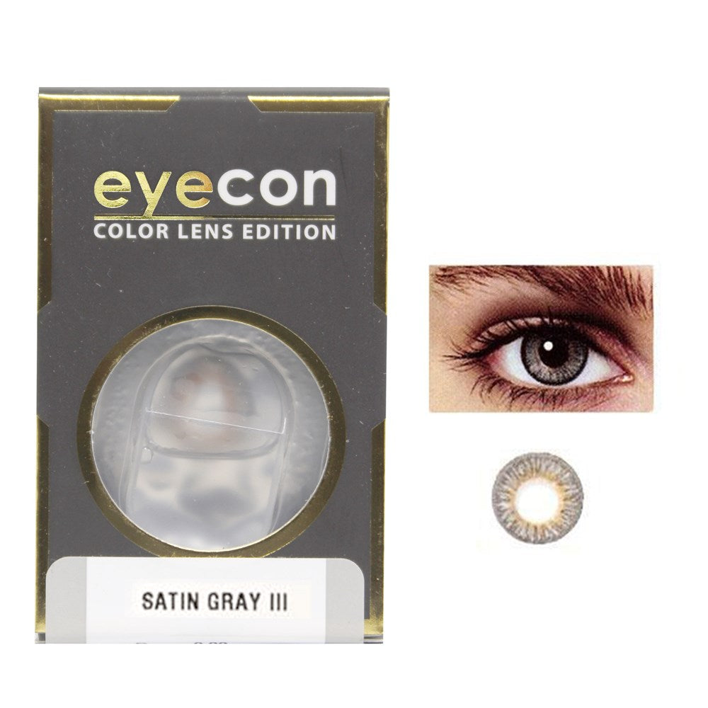 EYECON Color Lenses - (3Tone) - Satin Gray3 #CL308