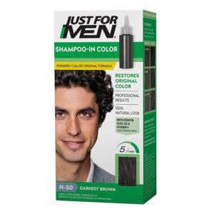 JUST FOR MEN Hair Shampoo-In Color - H-50 Darkest Brown