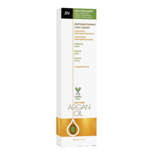 ONE 'N ONLY Argan Oil Demi Permanent Color Cream (3oz) - 3N Dark Natural Brown