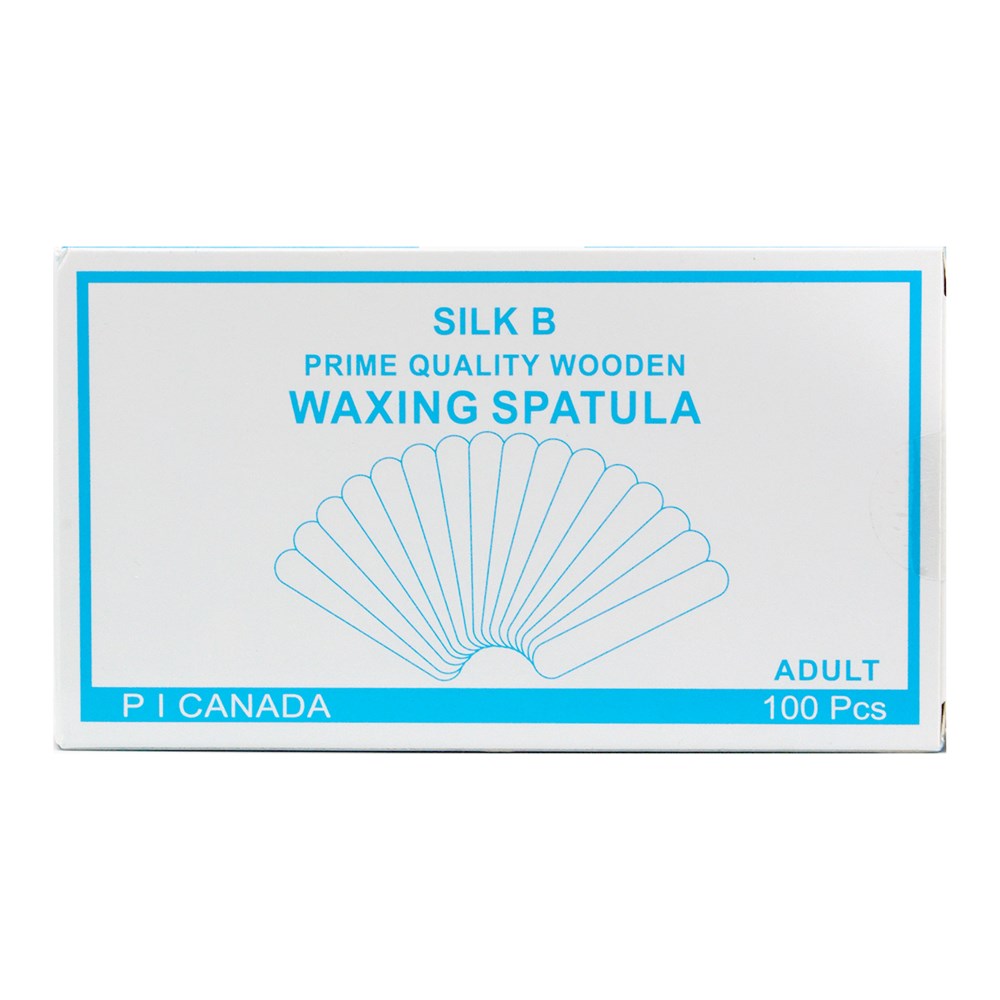 SILK B PROFESSIONAL Prime Quality Wooden Waxing Spatula - Large: 150x18x1.6mm (100pc)