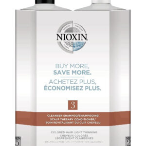 NIOXIN System 3 Duo Cleanser (1L) + Scalp Therapy (1L)