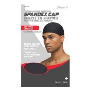Kim & C Spandex Cap-One Size - Black