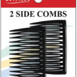 ANNIE 2 Side Combs Medium - Brown