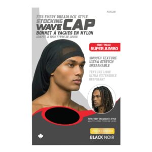 Kim & C Dreadlock Stocking Wave Cap - Super Jumbo
