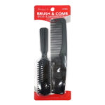 KIM & C Brush & Comb Combo - Bone Tail Comb