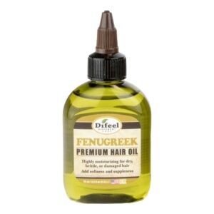 Difeel(Sunflower) Fenugreek Premium Hair Oil - 2.5oz