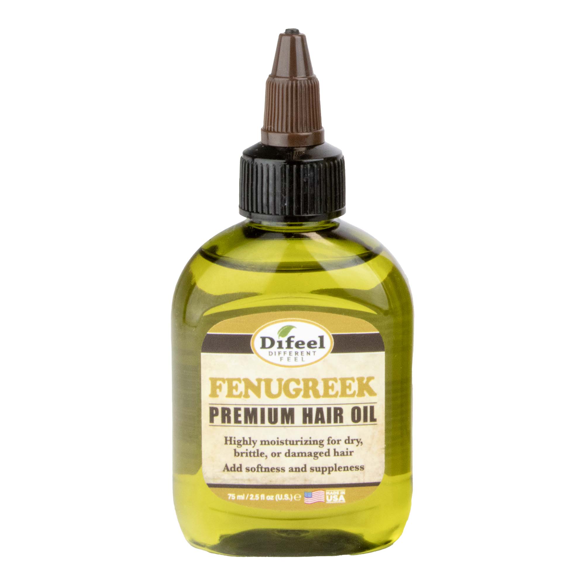 Difeel(Sunflower) Fenugreek Premium Hair Oil - 2.5oz